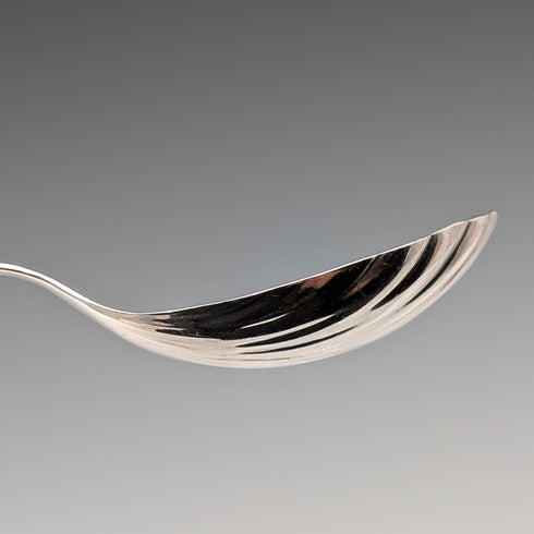 1800年 英国アンティーク ジョージアン 純銀製 ティーキャディースプーン